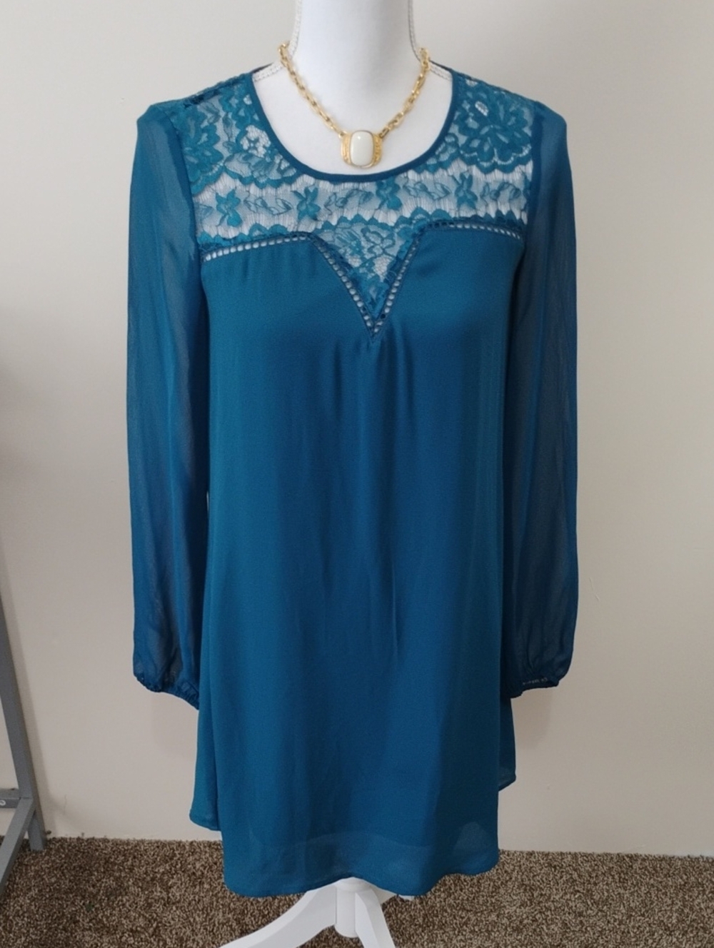 Decree Teal Dress